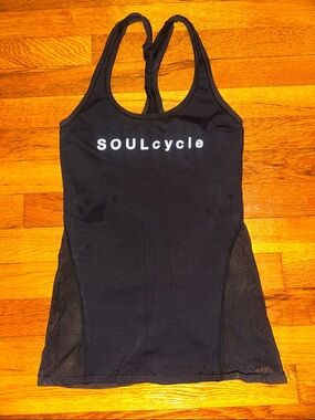lululemon athletica Black SOULcycle Racerback Tank